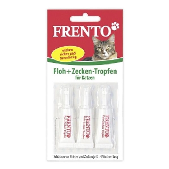 Frento Floh+Zecken-Tropfen Katze