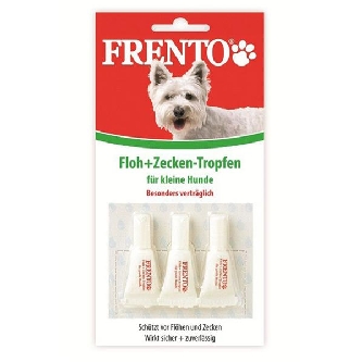 Frento Floh+Zeckentropfen für kleine Hunde