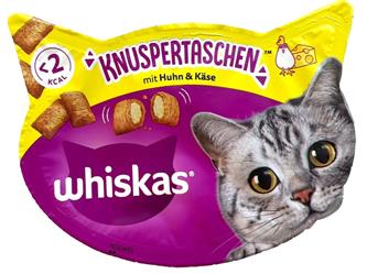 Whiskas Knuspertaschen Huhn & Käse - 60g