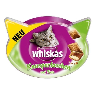 Whiskas Knuspertaschen Pute  60g