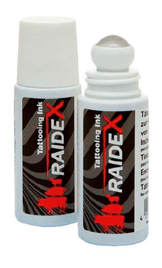Tätowierfarbe Rollball schwarz ORIGINAL Raidex - 65ml