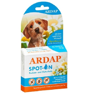 Ardap Spot On für Hunde unter 10kg - 3x1ml