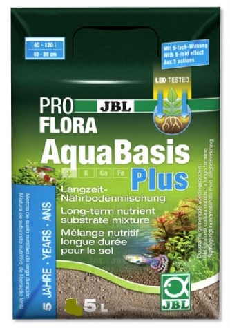 JBL PROFLORA AquaBasis plus - Langzeit-Pflanzennährboden- 5L
