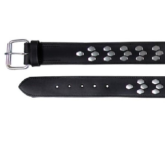 Halsband Active Leder ,Beschlag M,38-45cm/40mm schwarz
