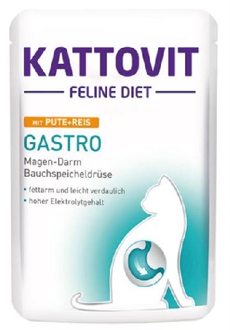 Gastro Magen-Darm-Bauchspeicheldrüse - Pute+Reis - 85g