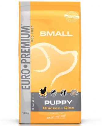 Small - Puppy - Chicken & Rice - 12kg - Euro-Premium