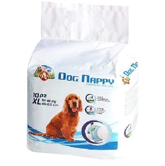Dog Nappy Hundewindel  XL 10-18kg, 10 Stk./Pkg.