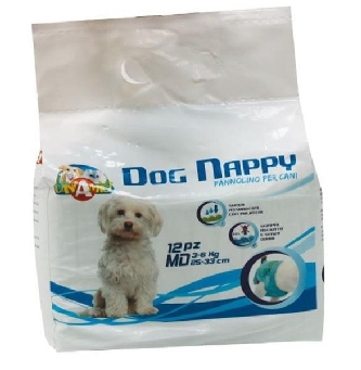 Dog Nappy Hundewindel  M 3-6kg, 12 Stk./Pkg.