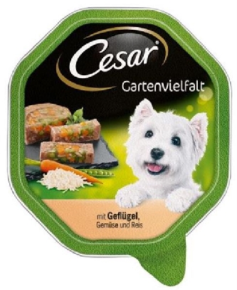 Cesar Gartenterrine mit Geflügel 150g