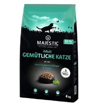 Gemütliche Katze - Adult Geflügel und Fasan - 4kg - Indoor