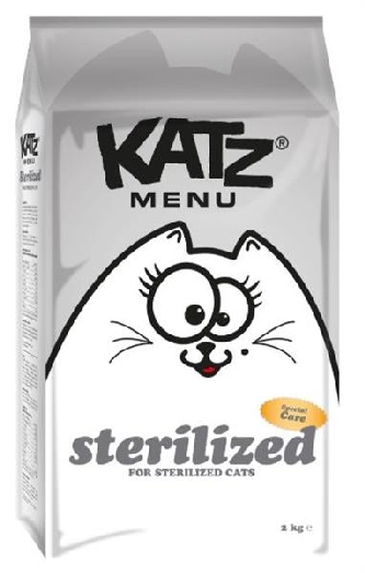 Katz Menu - sterilized - Für sterilisierte Katzen - 2kg