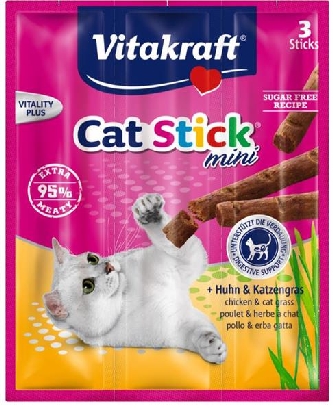 Cat Stick mini - Huhn & Katzengras - 18g