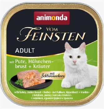 Vom Feinsten - Pute, Hühnchenbrust + Kräuter - Adult - 100g