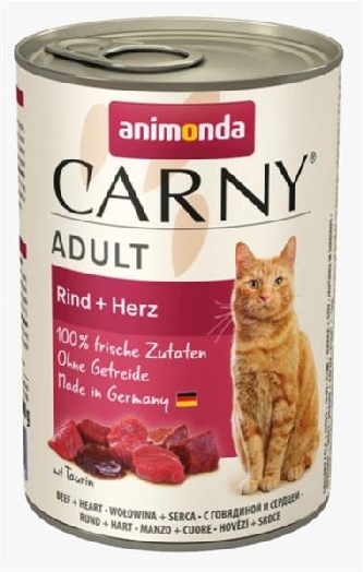 Carny - Rind + Herz - Adult - 400g - Dose