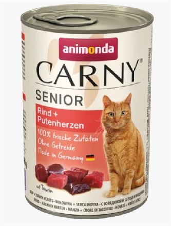 Carny - Rind + Putenherz - Senior - 400g - Dose