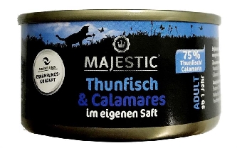 Thunfisch & Calamares - Adult - 70g - Majestic - Dose