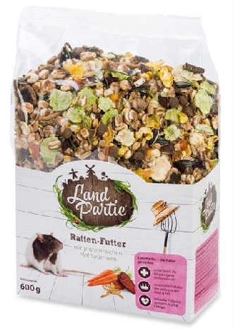 Ratten-Mahlzeit - 600g - mit proteinreichen Mehlwürmern