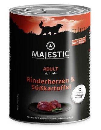 Rinderherz & Süßkartoffel - Adult - 800g - Majestic