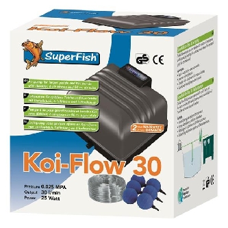 Koi Flow 30, 25 Watt Belüfungsset, 1800L/h, 30l/min