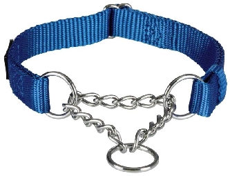 Premium ZugStopp Halsband 30-40cm/15mm - royalblau