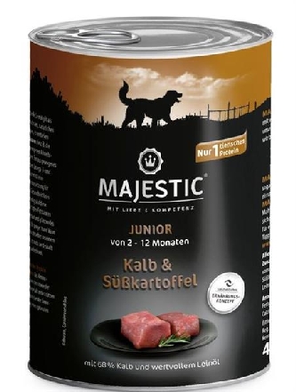 Kalb + Süßkartoffel - Junior - 400g - Majestic