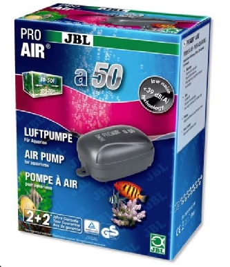 JBL ProSilent a50+ Luftpumpe für Aquarien 10-50L