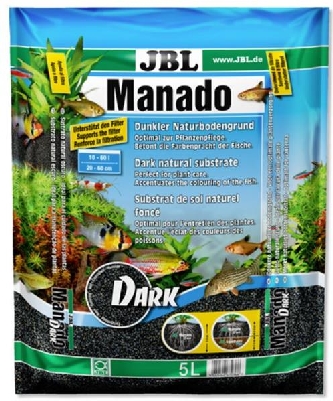JBL Manado Dark - natürlicher Bodengrund dunkel - 10 Liter