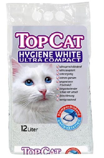 TopCat - Hygiene Streu Wihte Ultra Compact - 12L