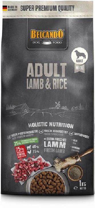 Belcando - Lamb & Rise - Adult - Lamm & Reis - 1kg