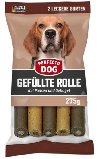 Perfecto Dog Gefüllte Rolle mit Pansen & Geflügel - 275g