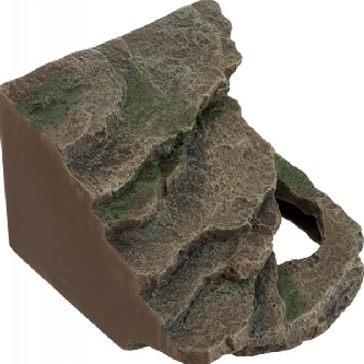 Eck-Fels mit Höhle und Plattform - 14x11x14cm