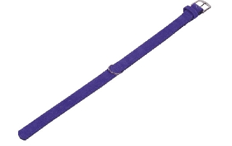 Halsband Velours - lila XS 27cm 12/14mm