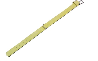 Halsband Velours - hellgrün 27cm 12/14mm