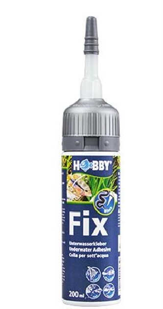 Hobby Fix - schwarzer Unterwasserkleber - 200ml