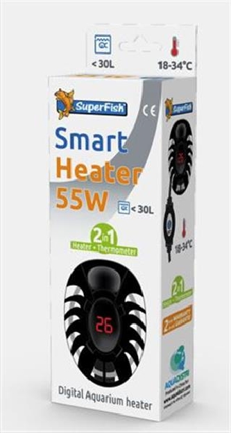 Smart Heater 55 Watt bis 30 Liter - Mini Unterwasserheizung
