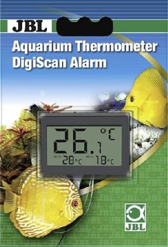 JBL Aquarium Thermometer DigiScan Alarm zum Kleben