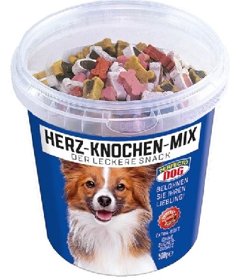 Perfecto Dog Herz-Knochen-Mix - 500g