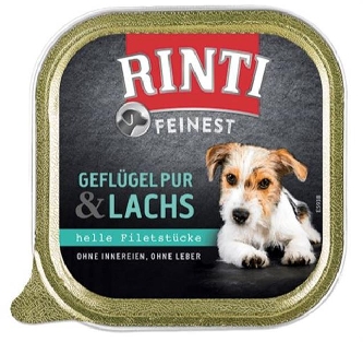RINTI Feinest - Geflügel pur & Lachs - 150g