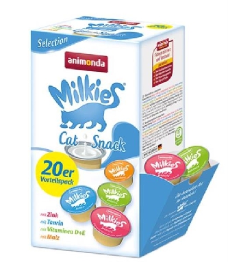 Animonda Milkies 20er Pkg. á 15g Zink, Vitamin, Malz, Taurin