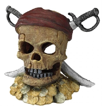 Dekor Pirate Skull Head ca.21,5x16x20cm