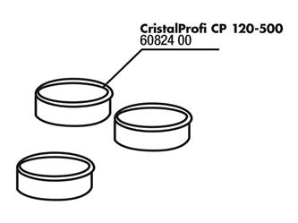 JBL CP 120/250/500 Dichtung Filterkörbe (3 Stück)