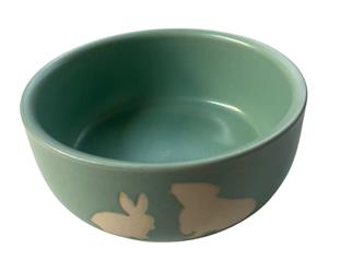 Nagernapf Keramik grün - 11,5x5 cm