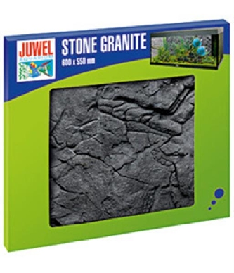 Juwel Motivrückwand 60x55 Stone Granite schwarz