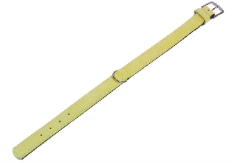 Halsband Velours - hellgrün - 47cm,22/25mm - M