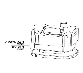 JBL CP e1500 Profil Dichtung Pumpenkopf