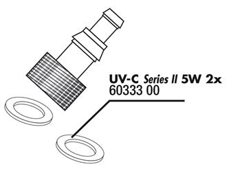 JBL O-Ring für Schlauchanschluss UV-C 5W 2 Stück