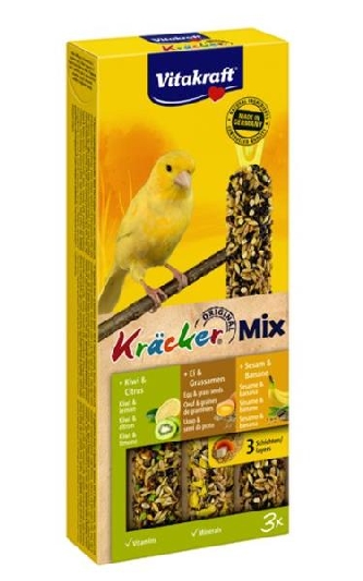 Kräcker Mix - Ei / Kiwi / Banane - für Kanarien