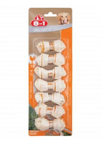 8in1 Kauknochen Delights - für sehr kleine Hunde - 7er/84g