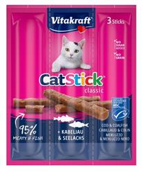 Cat Stick mini - Kabeljau & Thunfisch - 3Stk - 18g