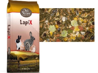 LapiX Dinner Mix 20kg - Kaninchen und Hasenfutter DeliNature